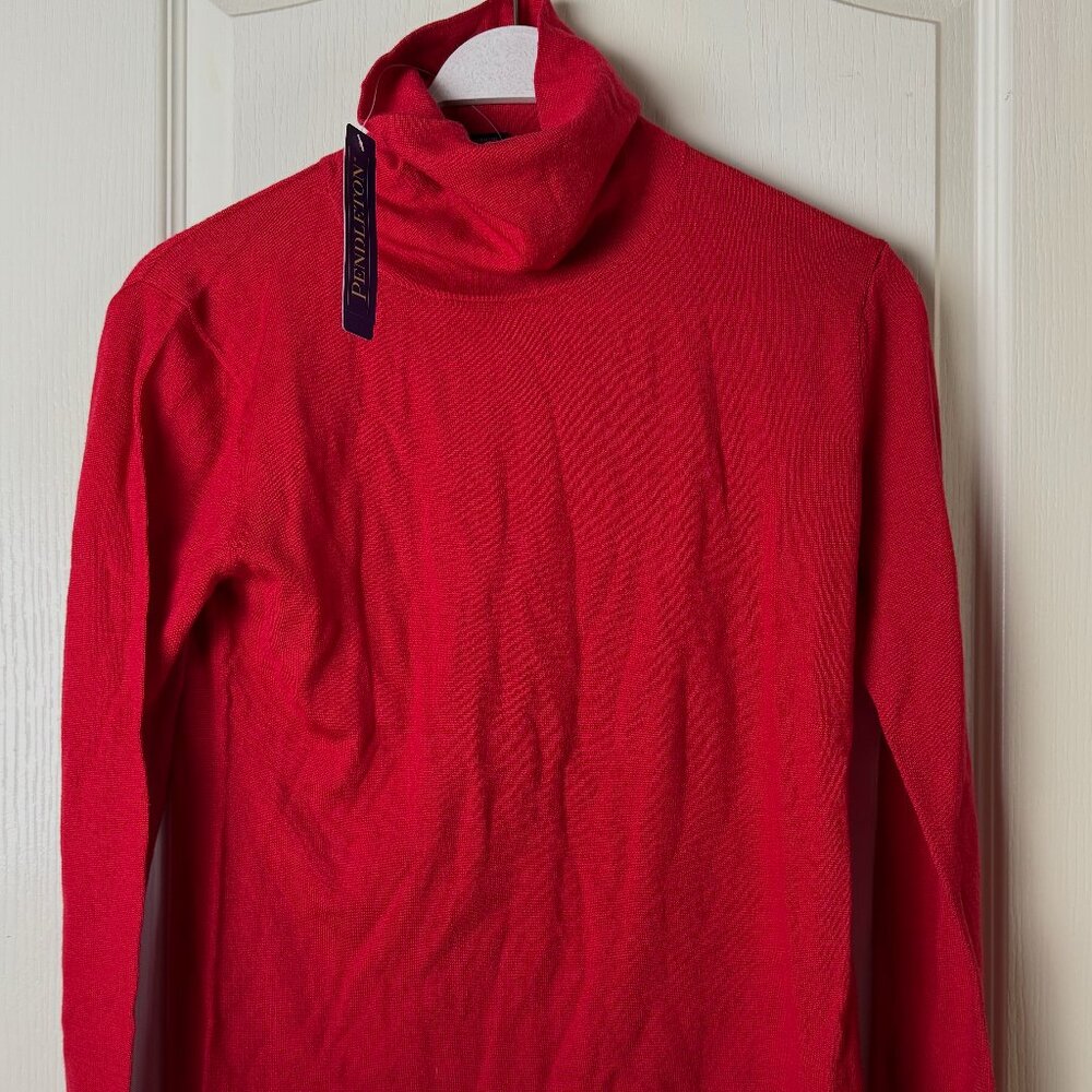 NWT Soft Pendleton Merino Wool Turtleneck (Small)